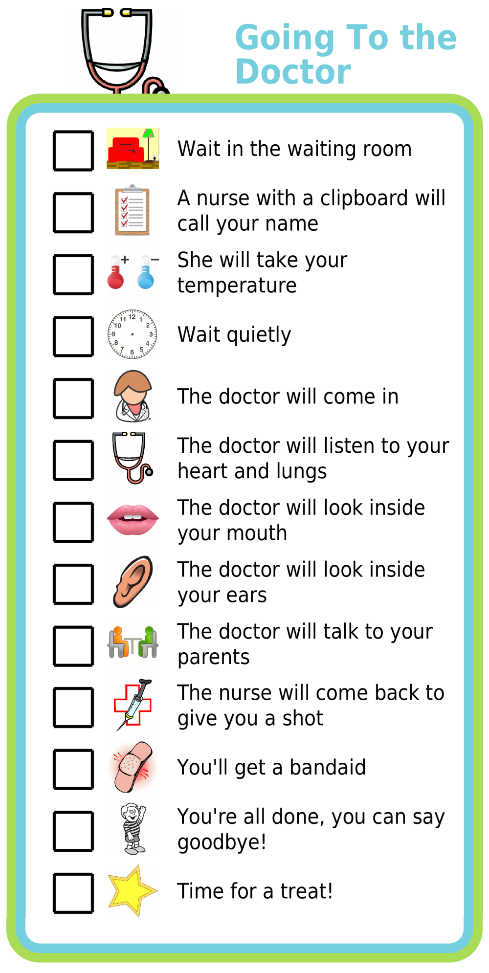 Editable Picture Lists For Kids Mobile U0026 Printed