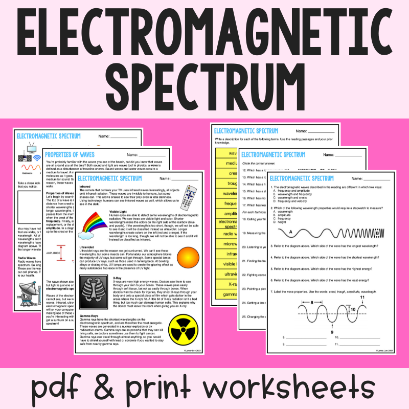 Mechanical Waves Reading Comprehension Worksheet