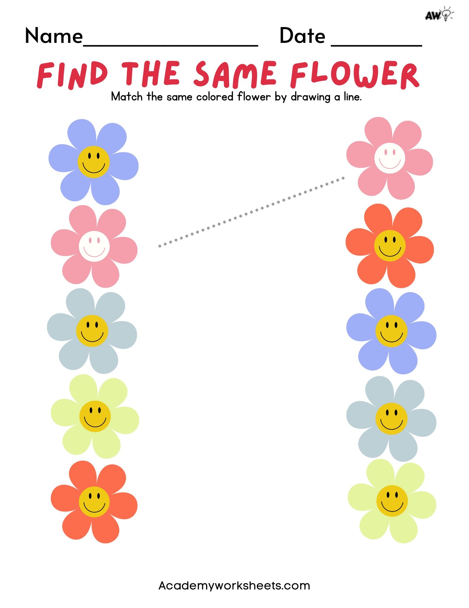 Picture Matchestext Worksheet Free Kindergarten
