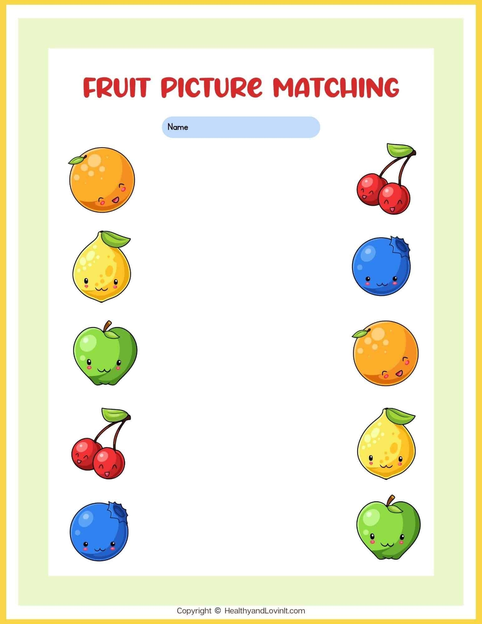 Engaging Preschool Matching Worksheets Fun Learning Activities Worksheets Library