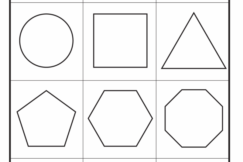 Preschool Printable Shapes Worksheets