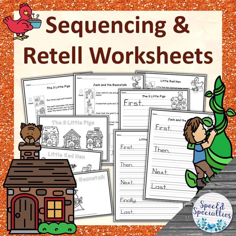 Fairy Tales Sequencing U0026 Retell Worksheets SET 1 Made By Teachers