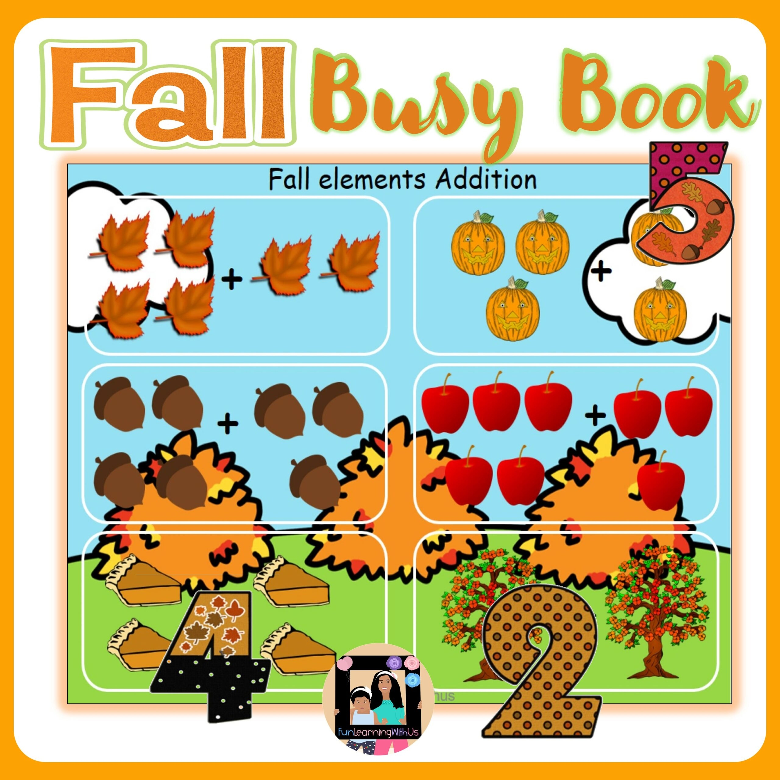 Fall Busy Book For Preschool Kindergarten Seasons Made By Teachers