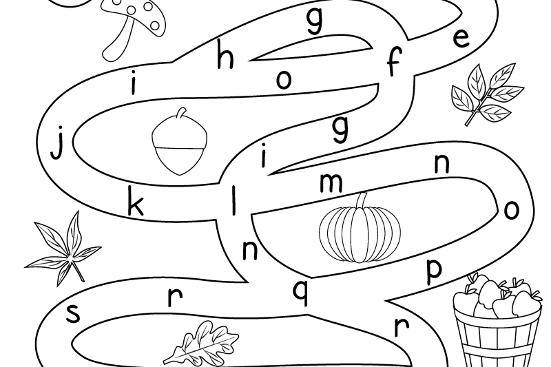 Worksheet Maze For Kindergarten