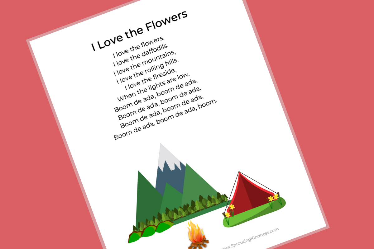 Preschool Songs And Fingerplays Printables