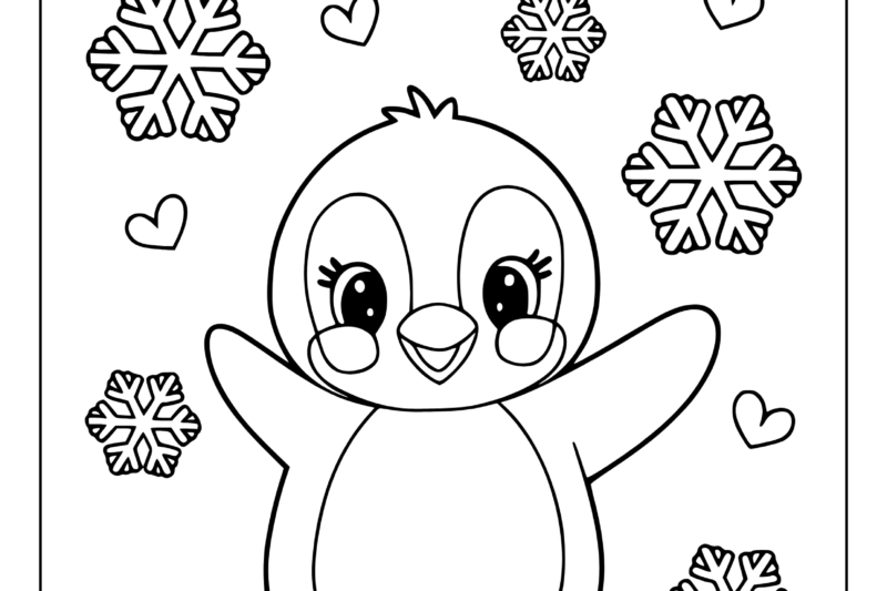 Preschool Printable Coloring Pages Febuary