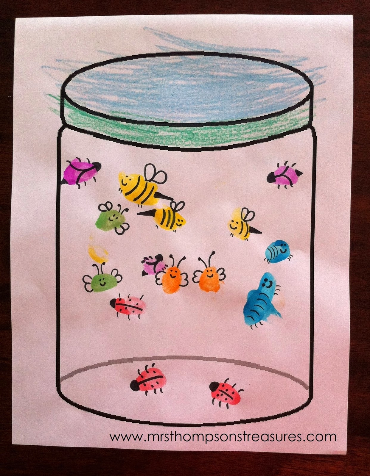 Fingerprint Bug Jars Mrs Thompson s Treasures