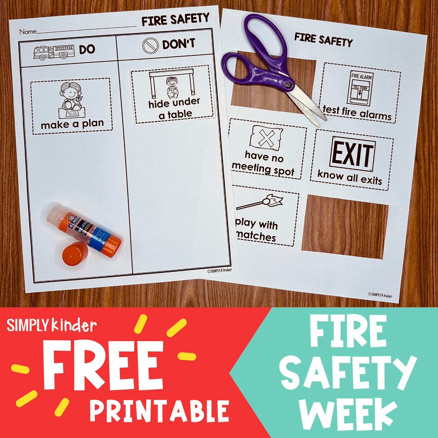 Safety Printable Books For Children Preschool