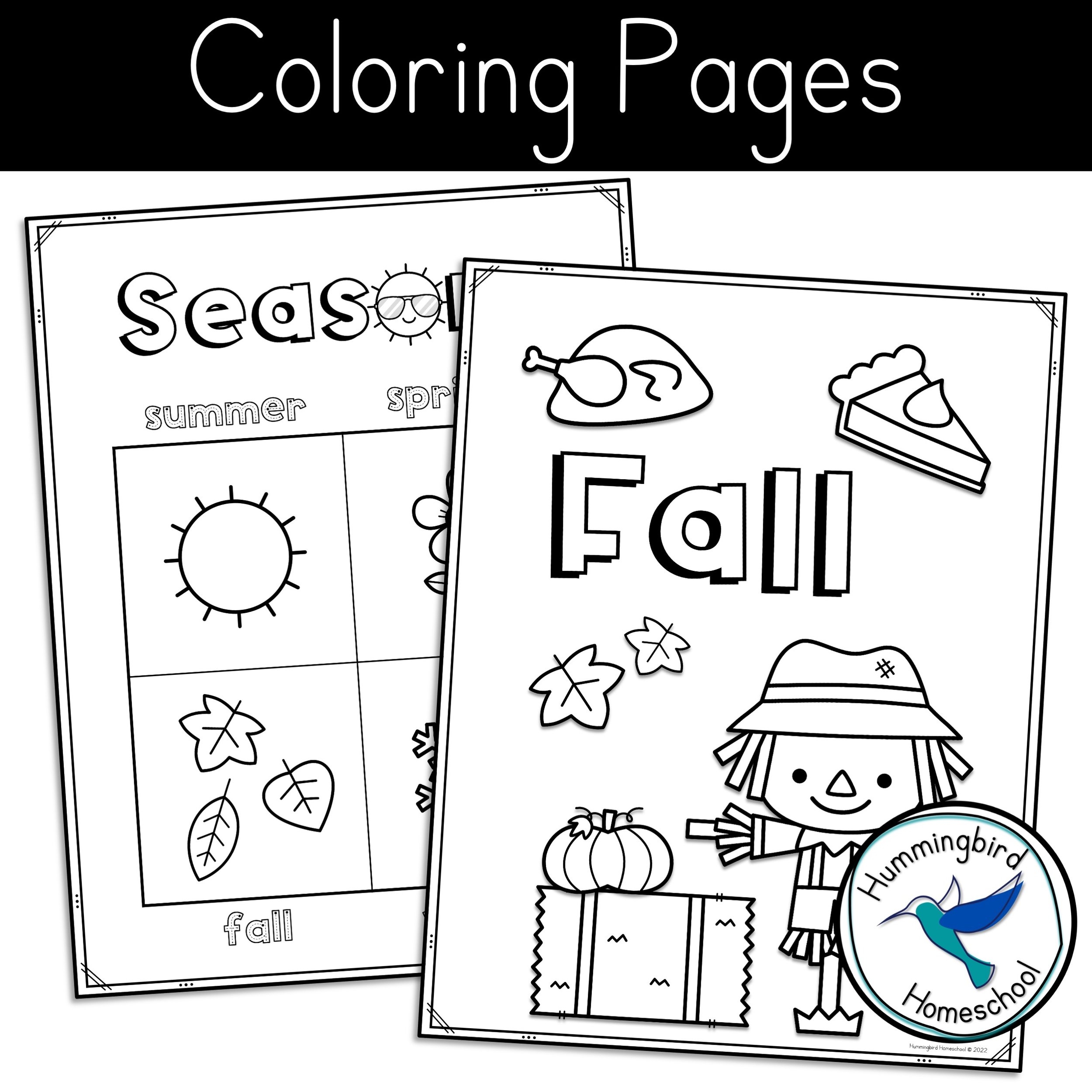 Seasons Printables For Preschool