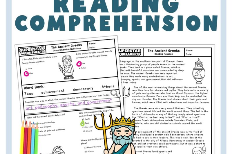 Short Reading Comprehension Worksheets 4th Grade