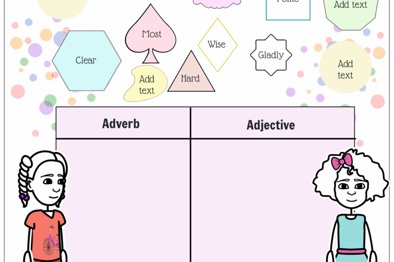 Free Printable Worksheets Adjectives And Adverbs