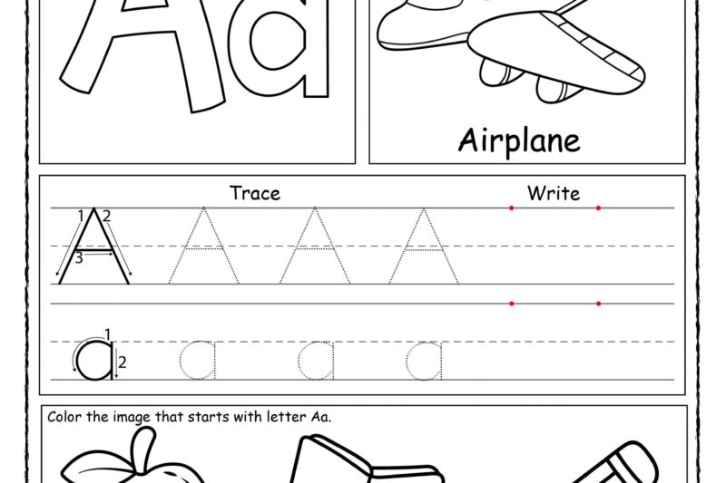 Free Printable Worksheets For Preschoolers Alphabets