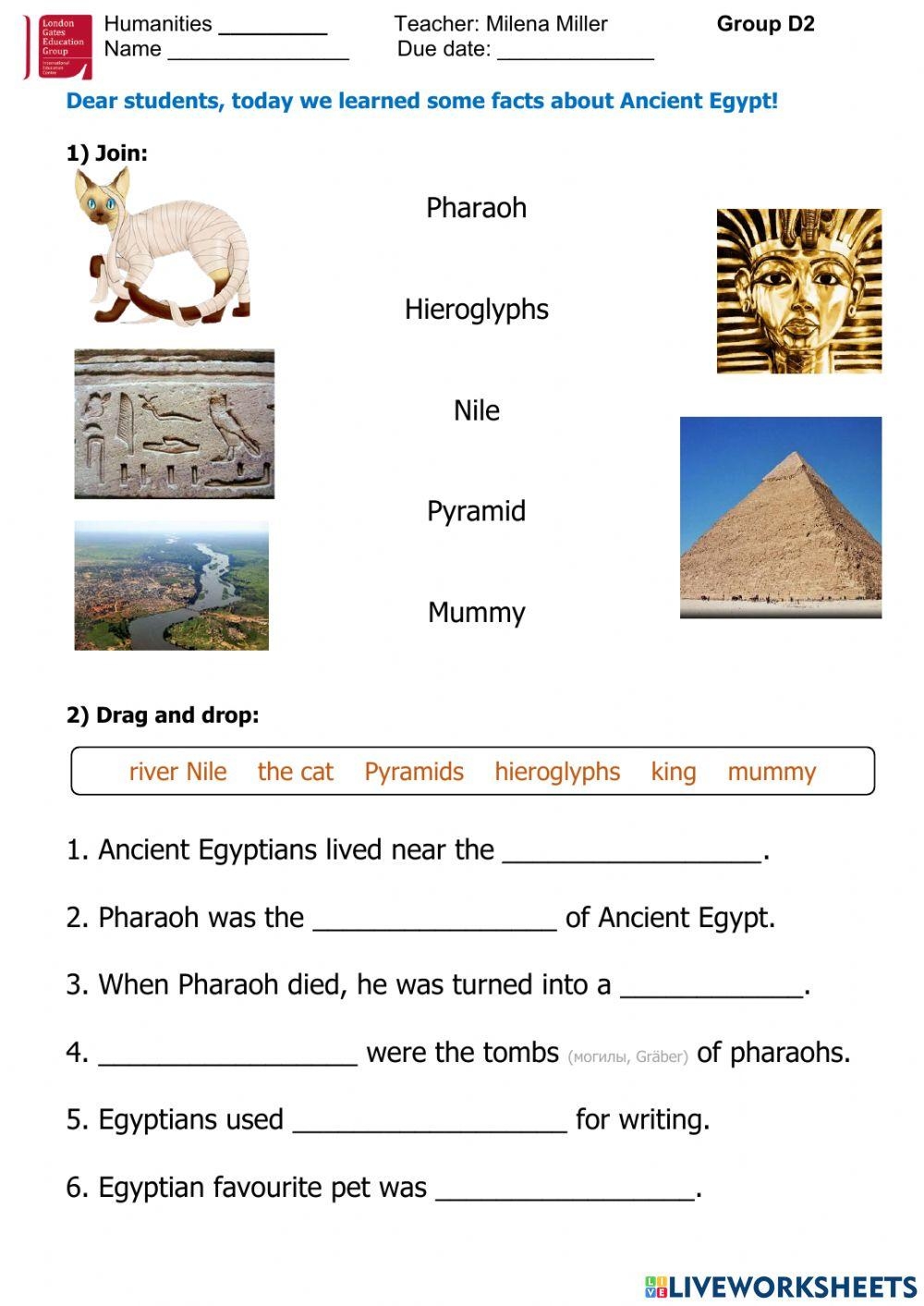 Free Ancient Egypt Worksheet Download Free Ancient Egypt Worksheet Png Images Free Worksheets On Clipart Library