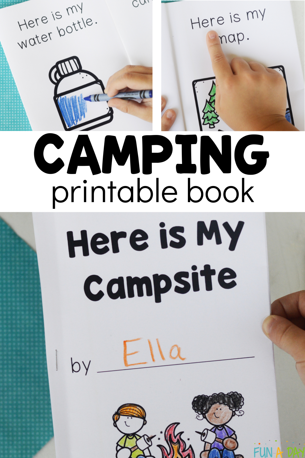 Free Camping Printable Book For Kids Fun A Day 