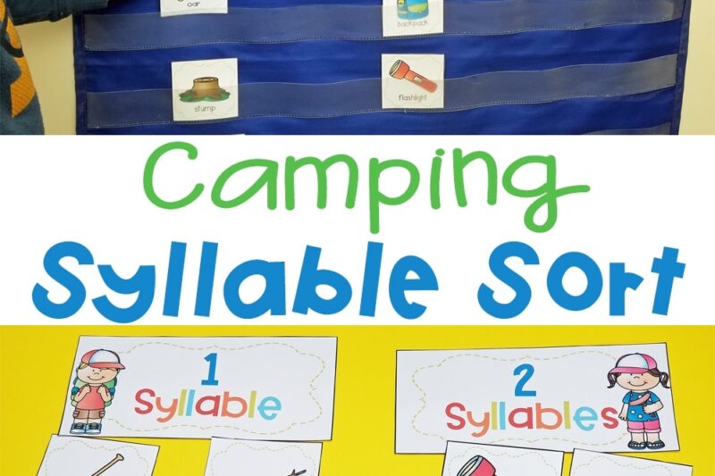 Free Printable Syllable Sort Worksheet