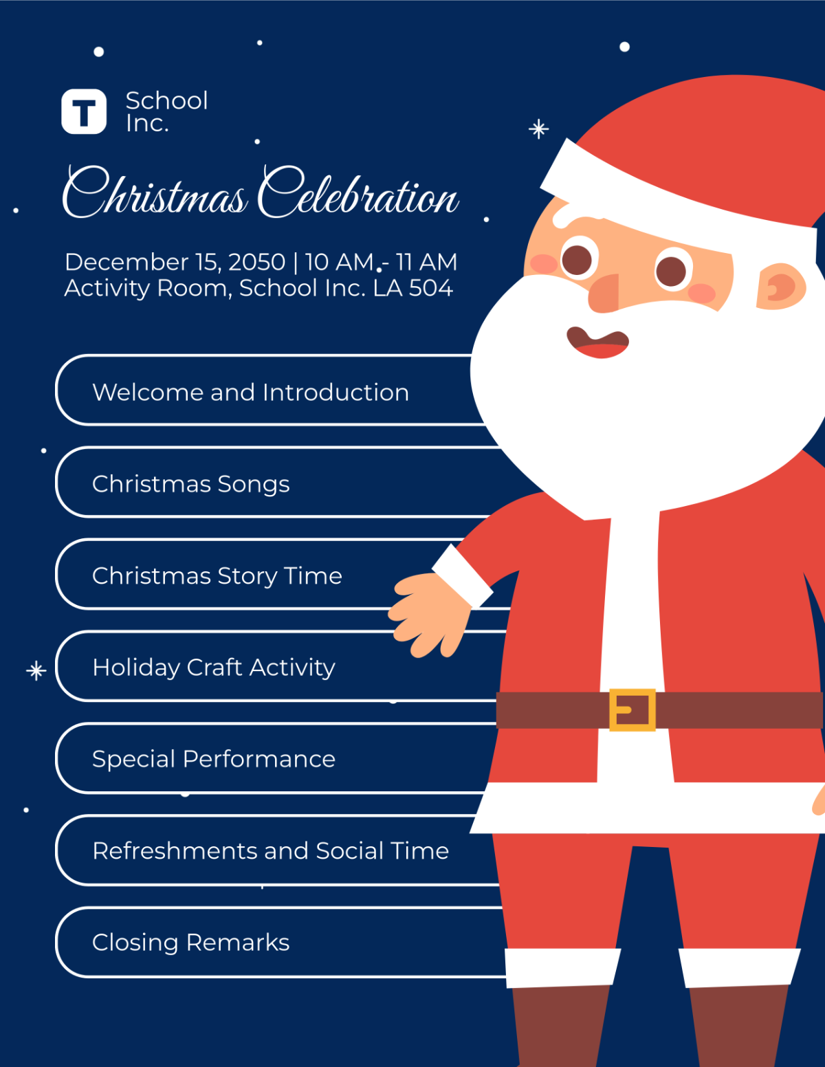 Free Christmas Program For Preschool Template To Edit Online Free Christmas Program For Preschool Template To Edit Online