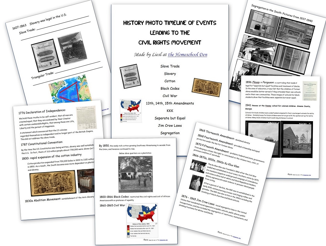 Free Printable Worksheets Civil Rights Movement