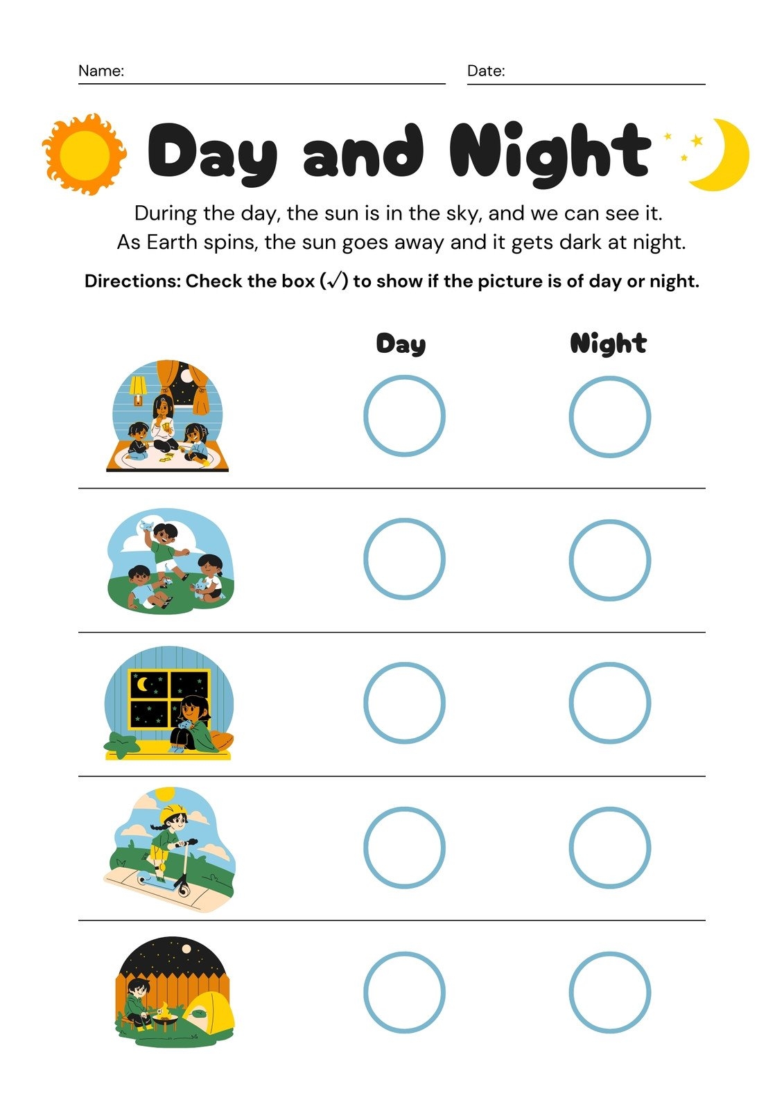 Kindergarten Science Worksheets Free Printable