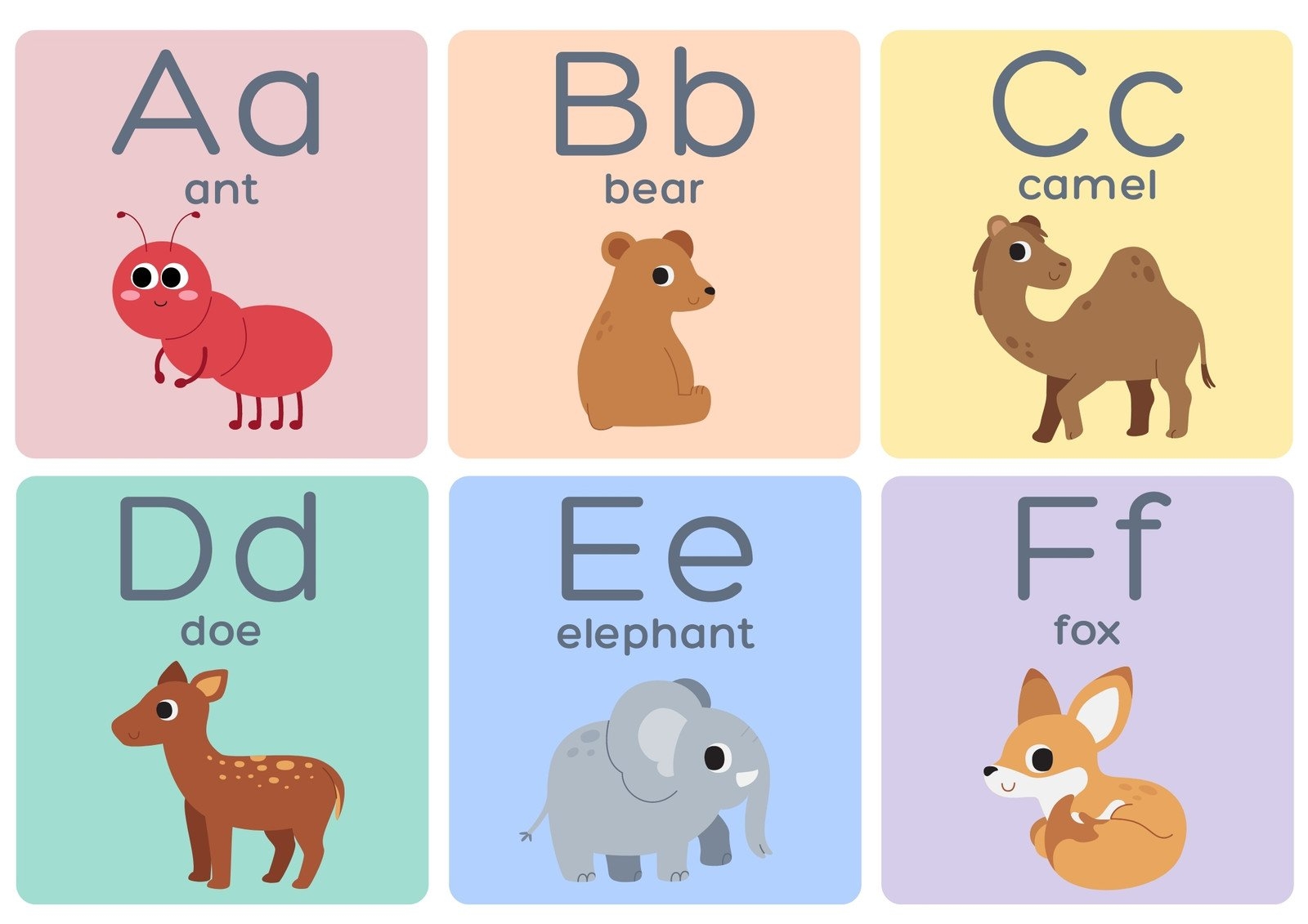 Preschool Alphabet Flash Cards Printables