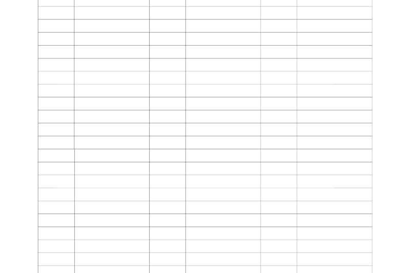 Free Printable Preschool Sign In Sheets