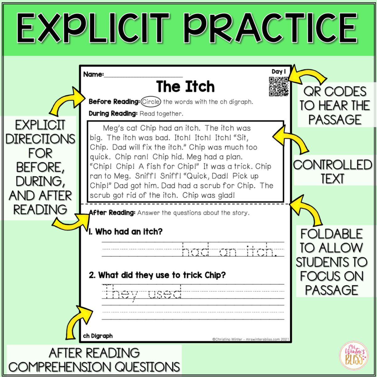 FREE Decodable Passages With Comprehension Questions Lead In 