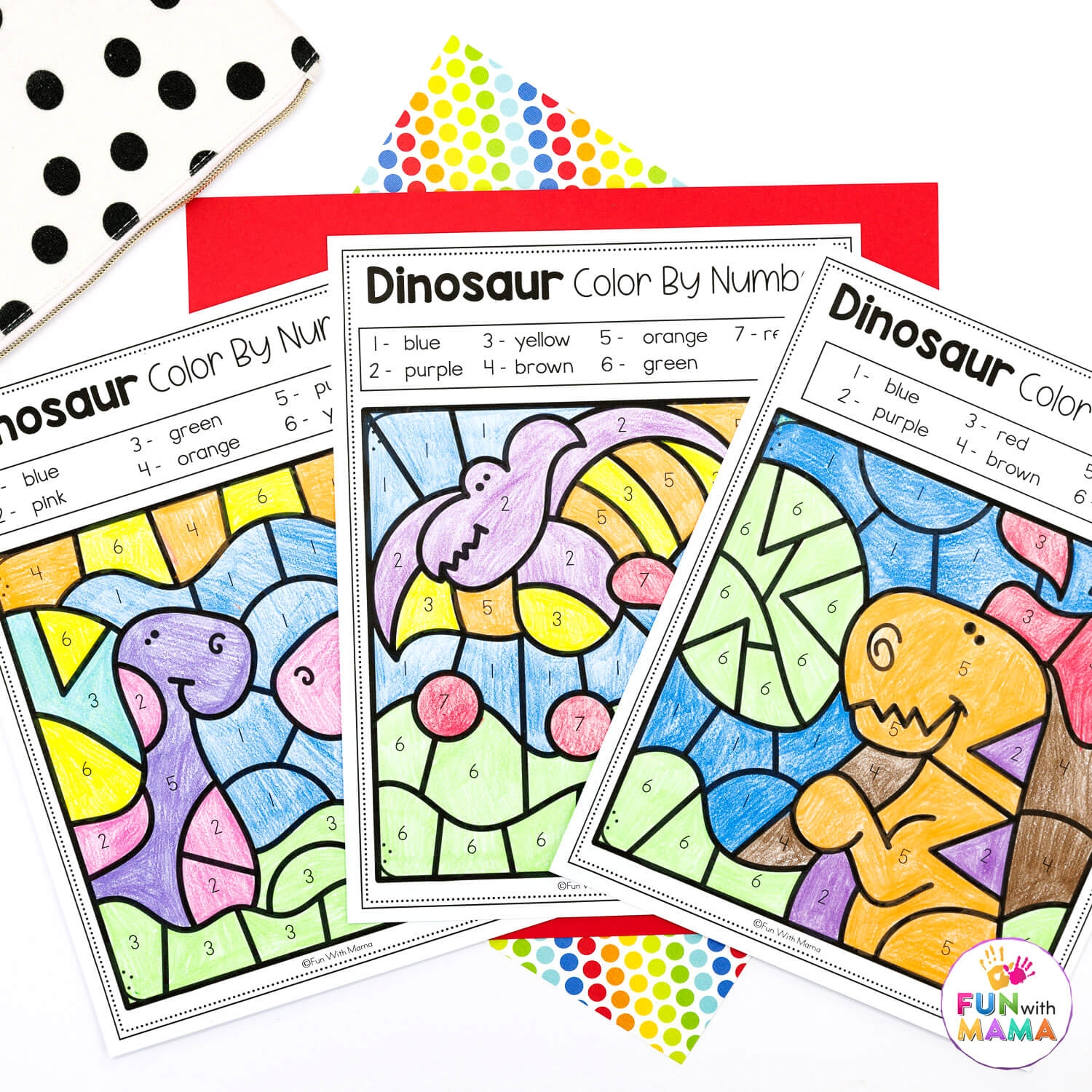 Printable Color By Number Preschool