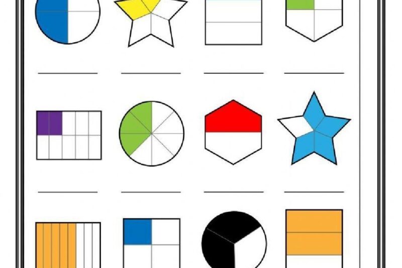 Free Printable Worksheets Fractions Grade 3