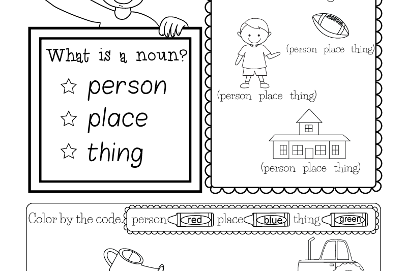 Kindergarten English Printable Worksheets