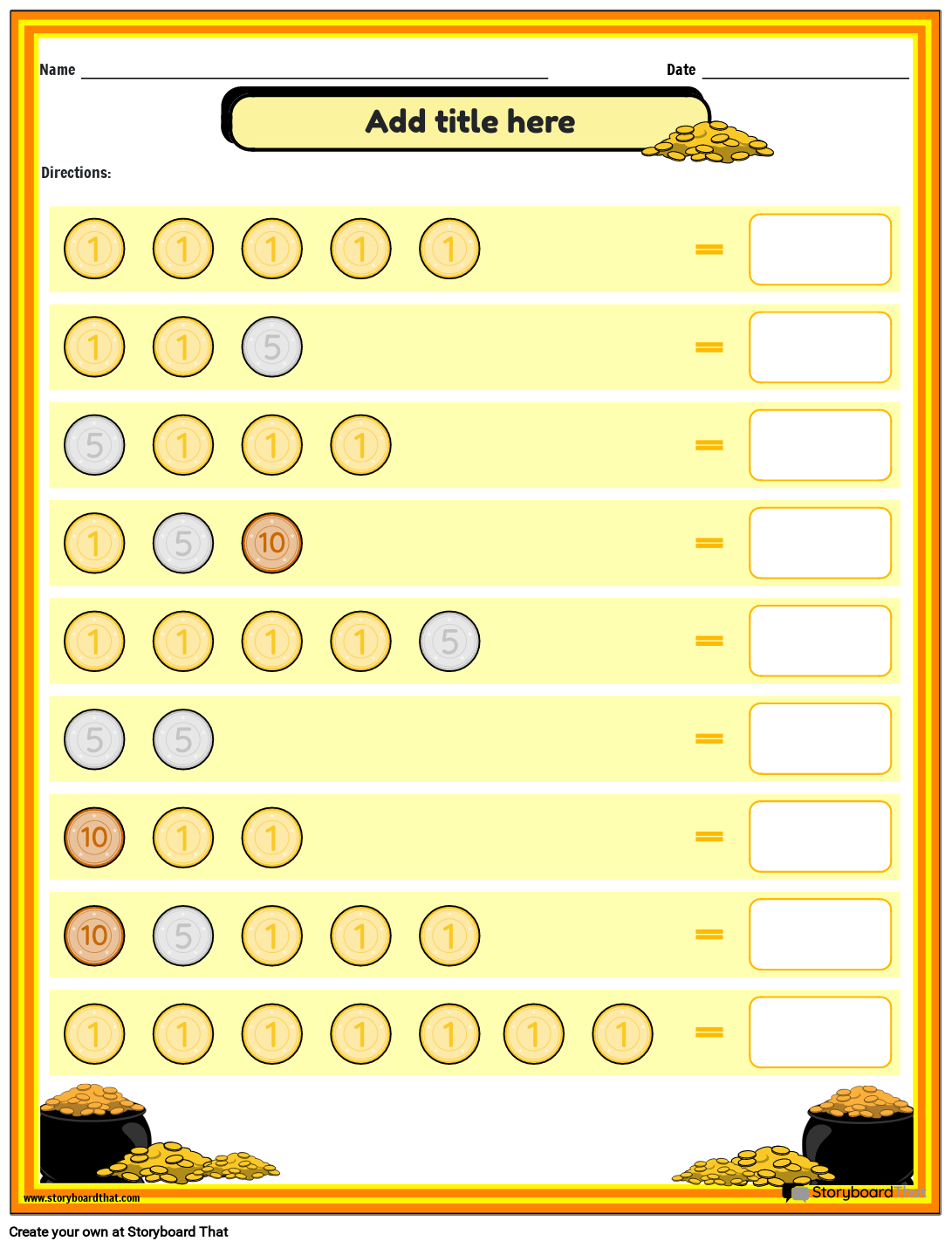 Printable Beginner Money Worksheets For Kindergarten
