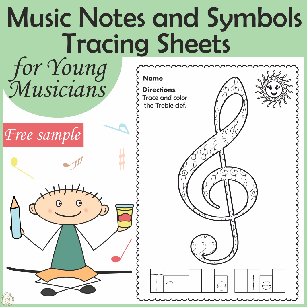 Music Note Worksheets Free Printable
