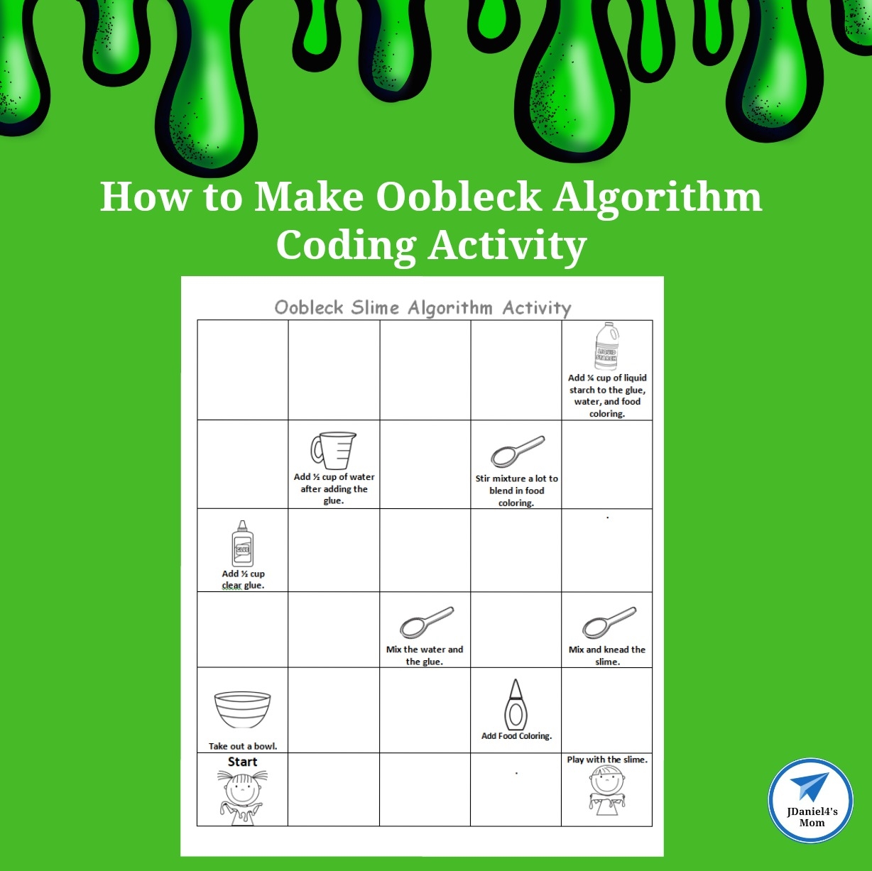 Free Oobleck Activity Worksheet Download Free Oobleck Activity 