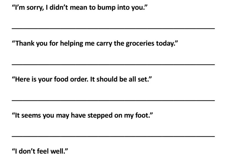 Free Printable Pragmatic Worksheets