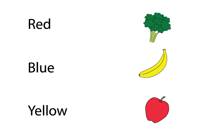 Printable Color Matching Preschoolers
