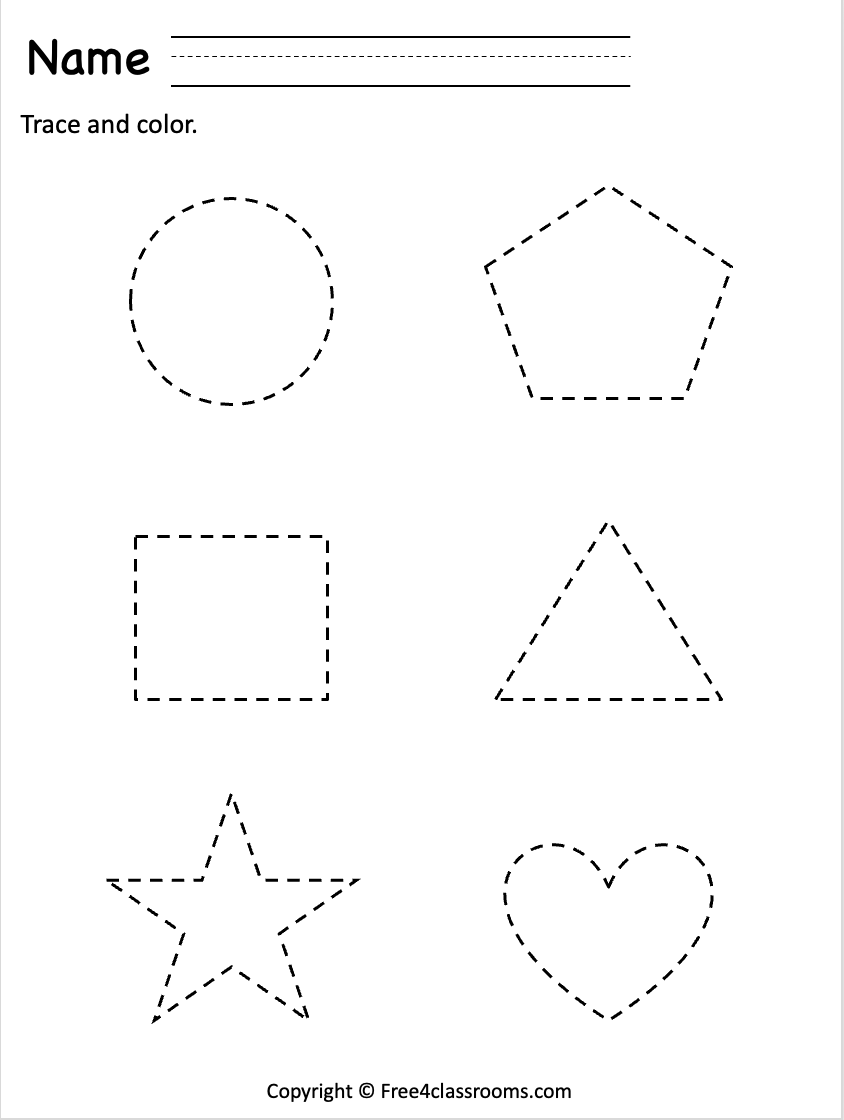 Preschool A Printable
