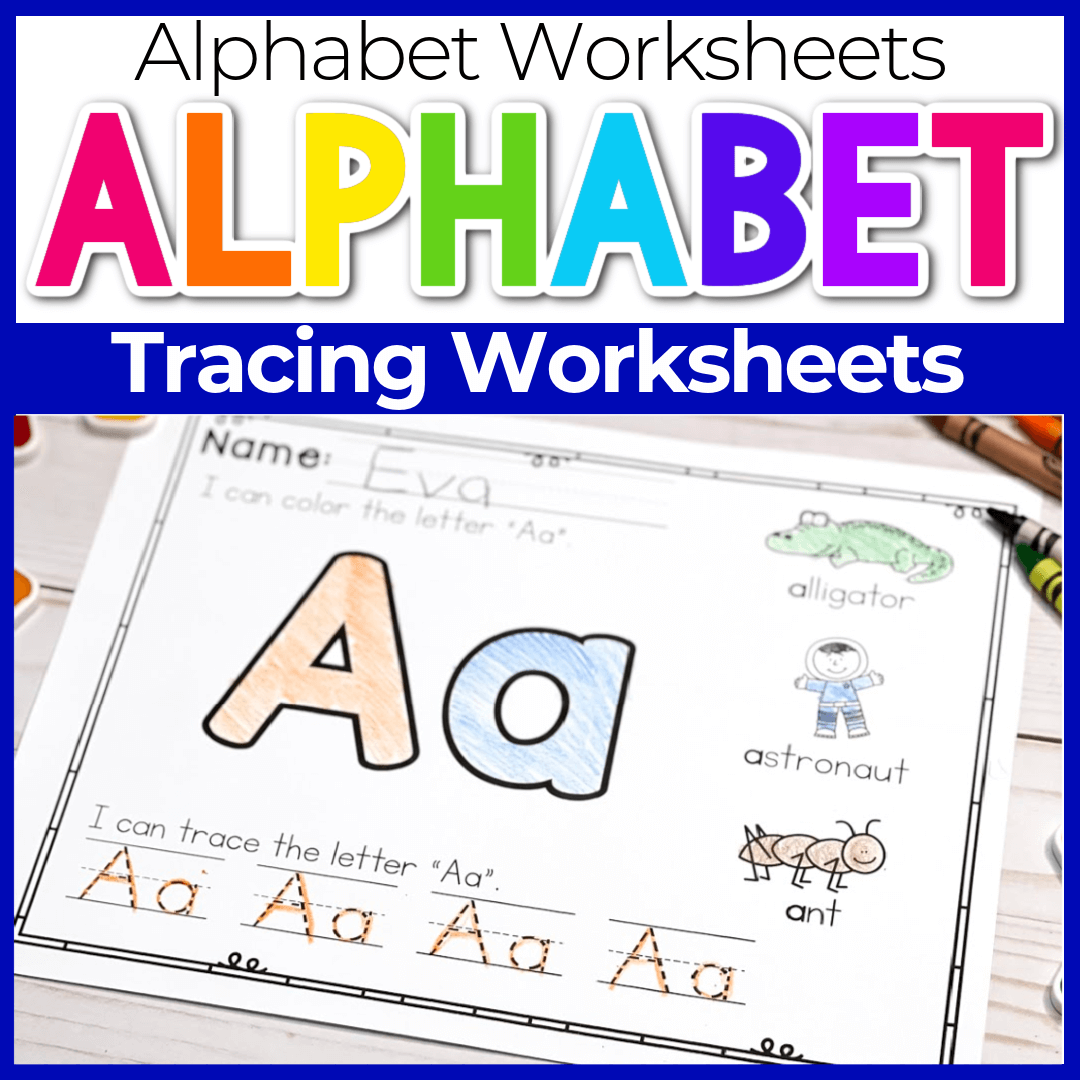Printable Traceable Alphabet Preschool