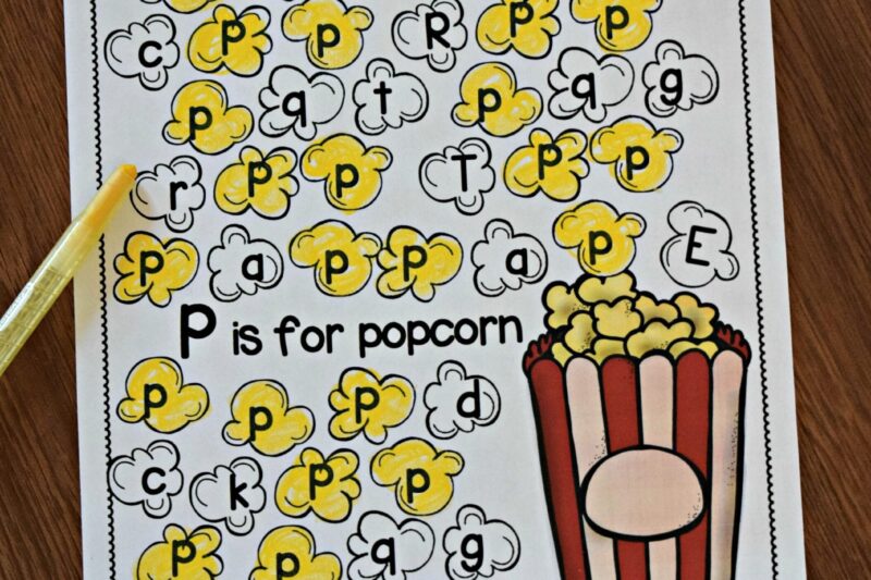 Printable Letter Search For Preschool
