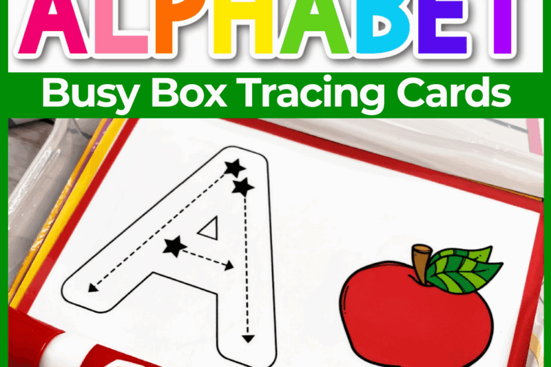 Printable Letter Tracing Cards Preschool
