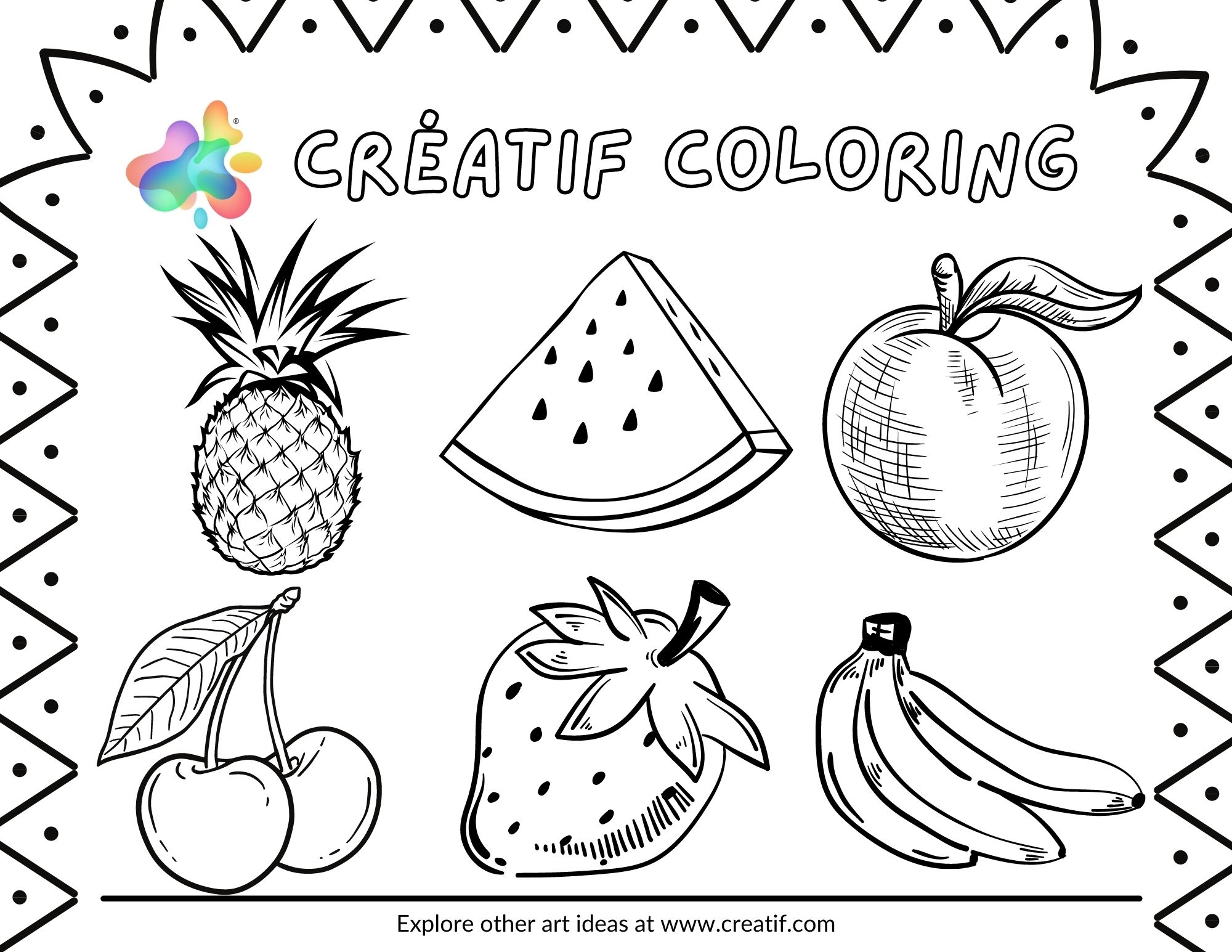 FREE Printable Art Activities Creatif