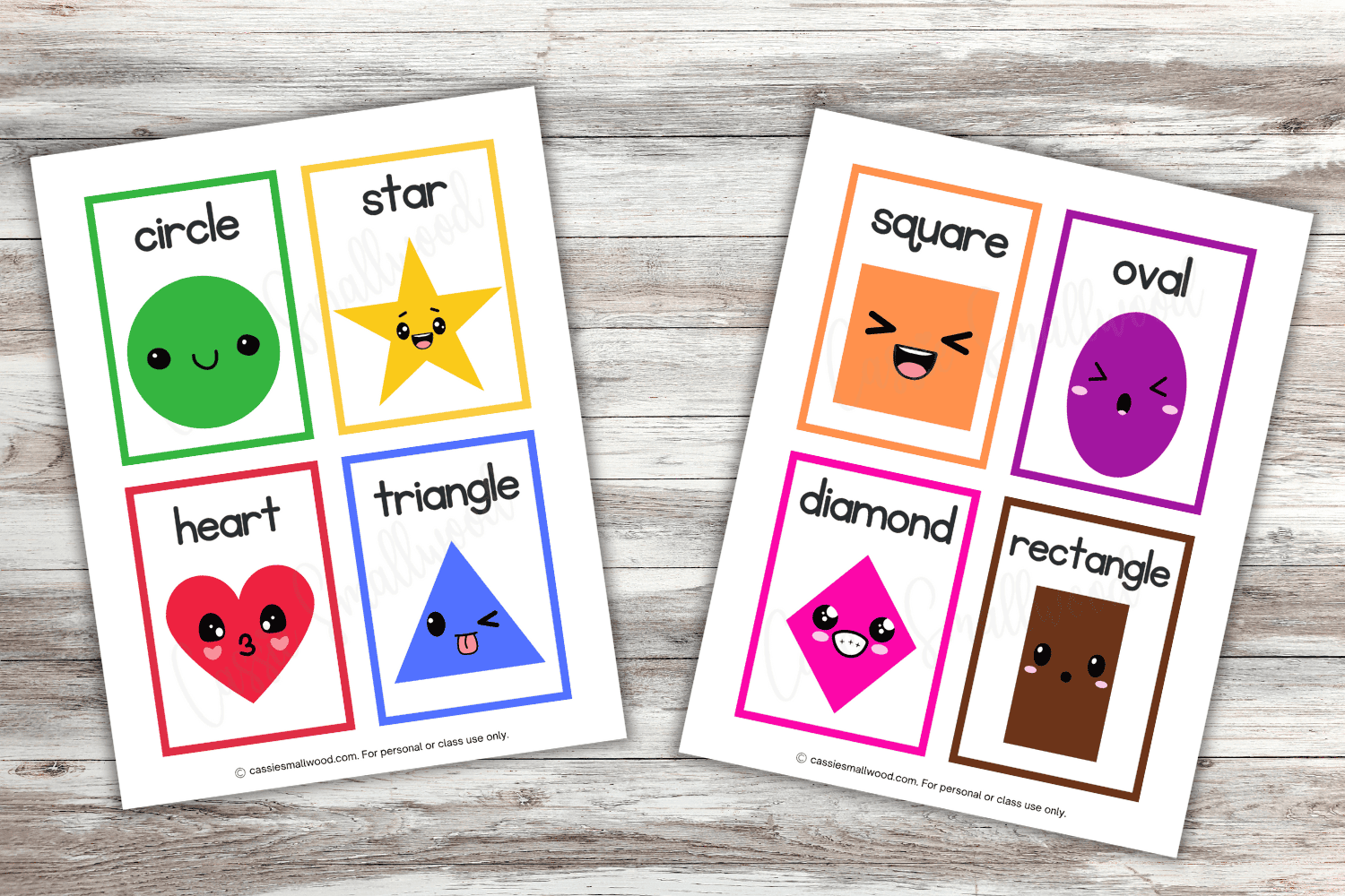 Preschool Flash Cards Printable Preschool Flash Cards Printable