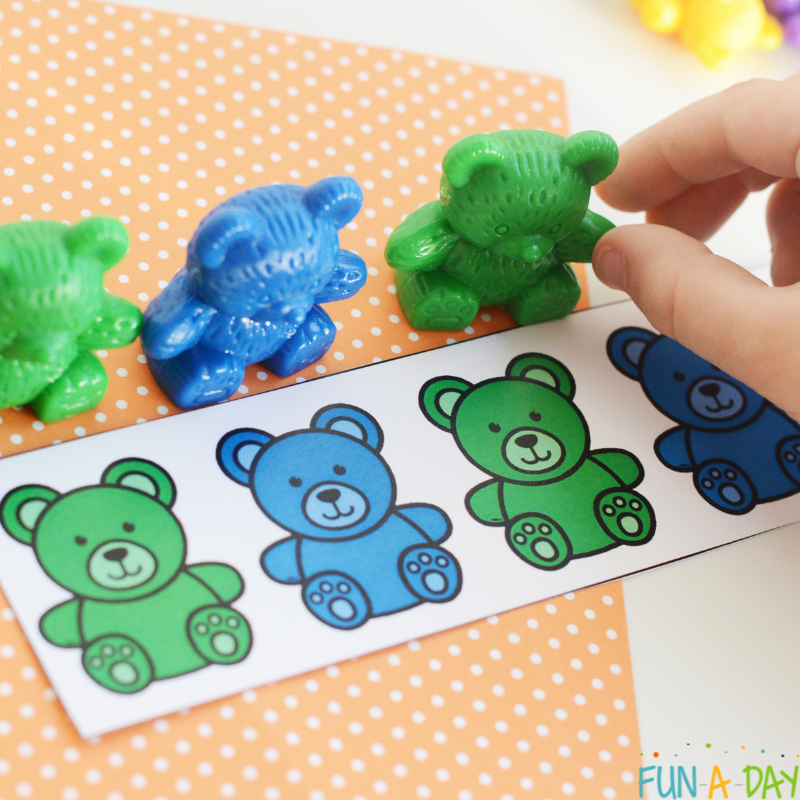 Free Printable Bear Patterns For Preschool Fun A Day 