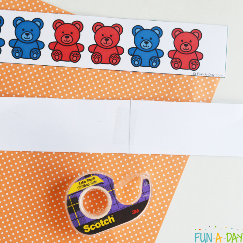 Printable Bear Pattern Games For Preschoolers