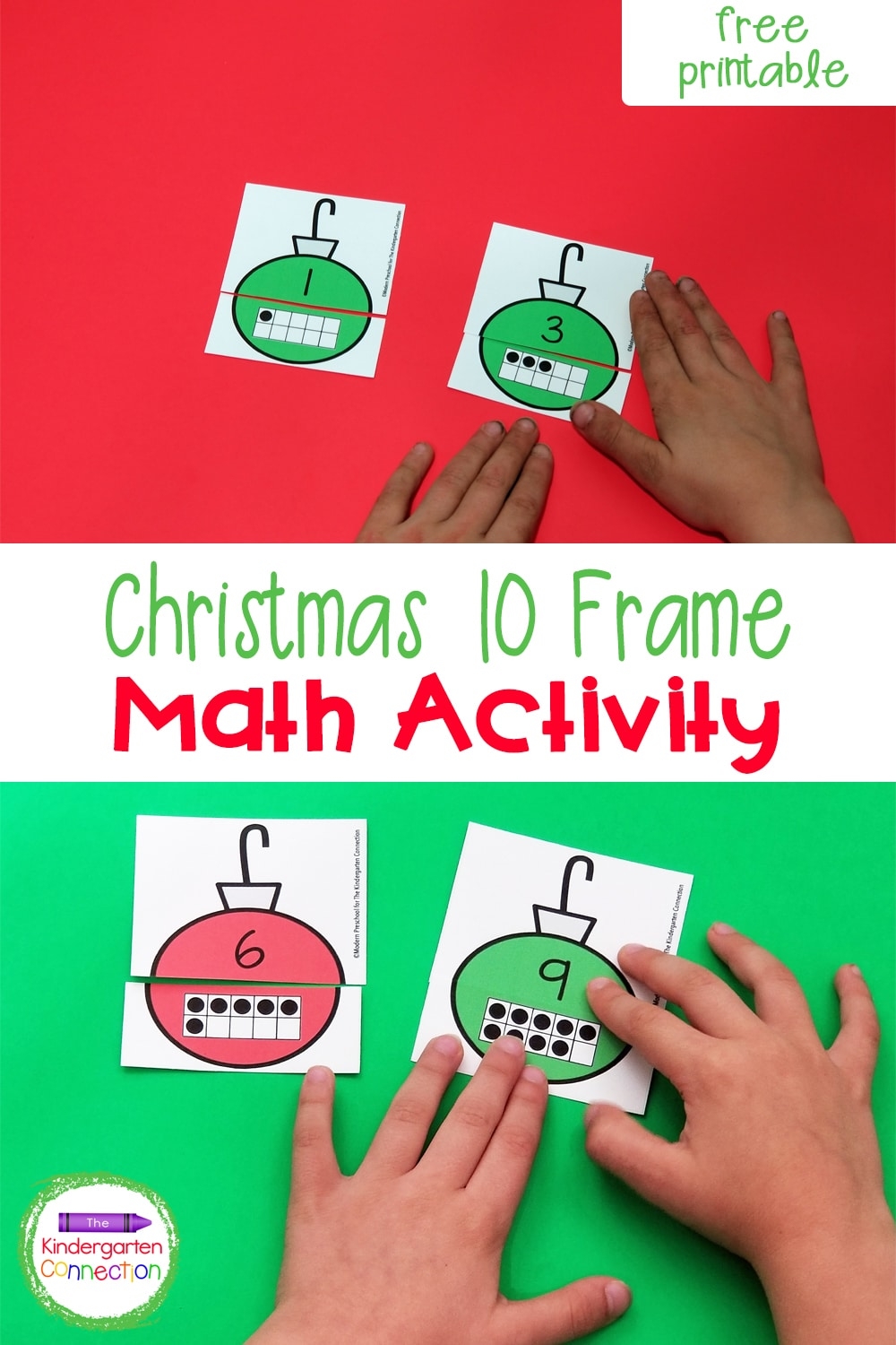 Preschool Printable Christmas Ornaments