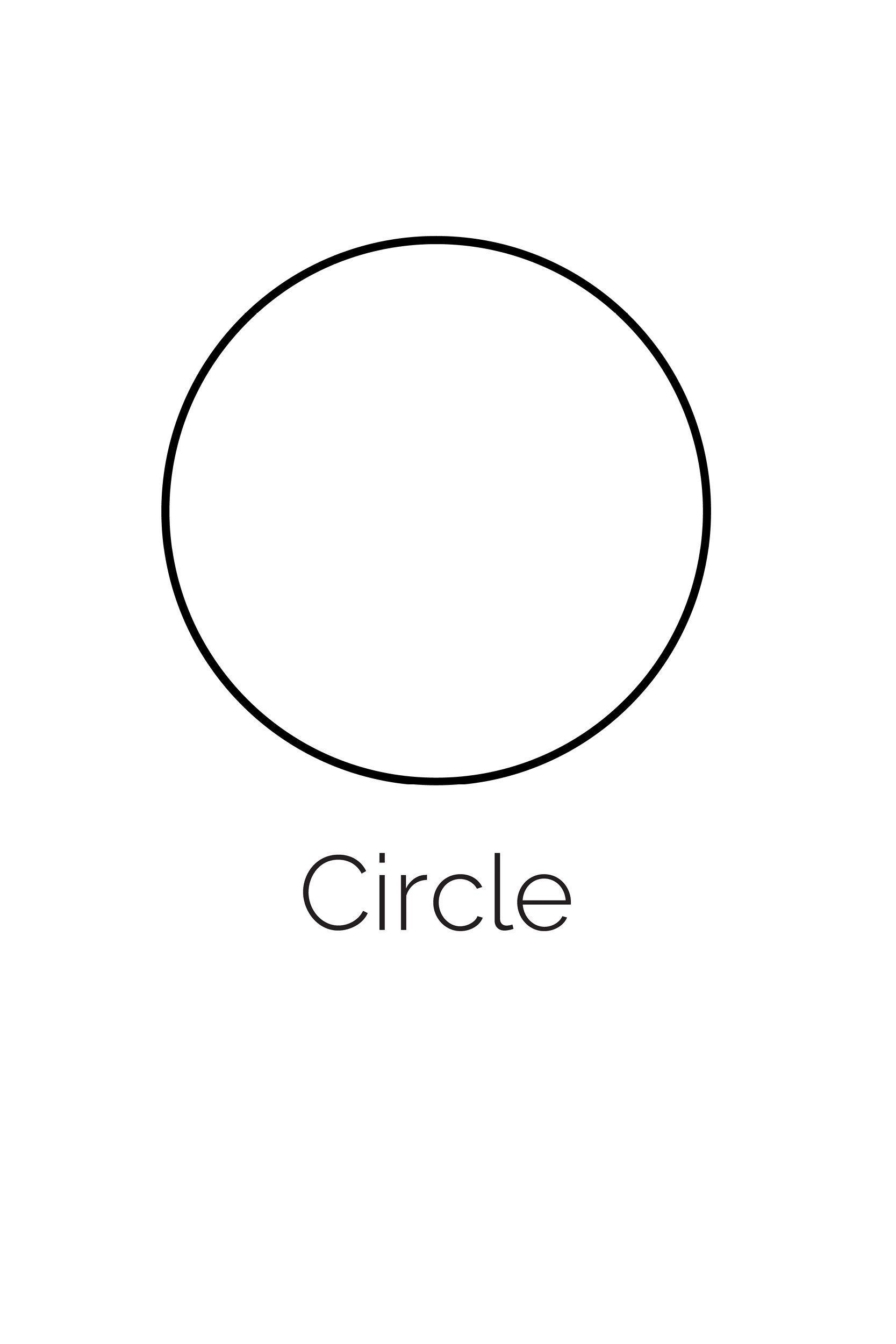 Printable Circle Worksheet Preschool