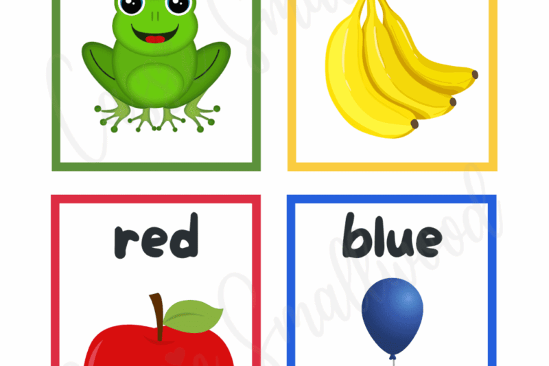 Free Printable Preschool Flashcards