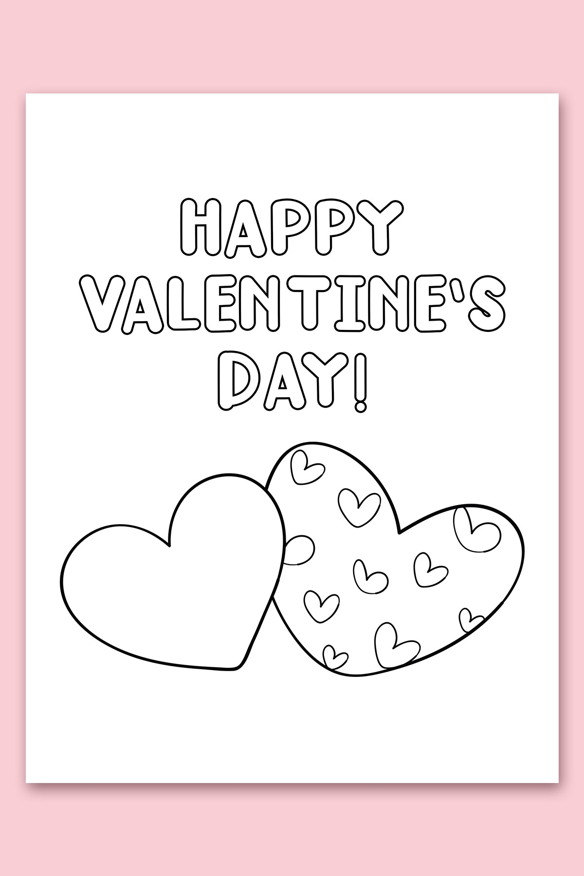 Printable Valentine Cards Preschool
