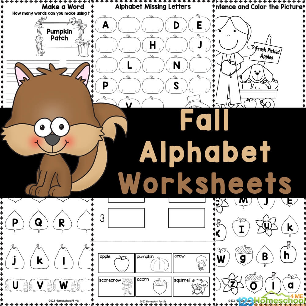 Preschool Fall Printable