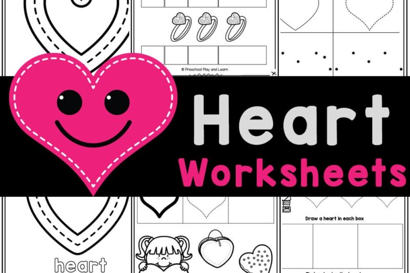 Printable Heart Preschool