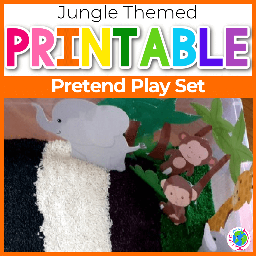 Free Printable Jungle Scene For Pretend Play Life Over C s