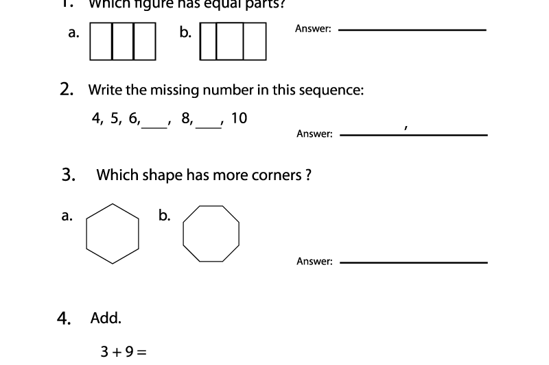 Worksheets Go Math For Kindergarten
