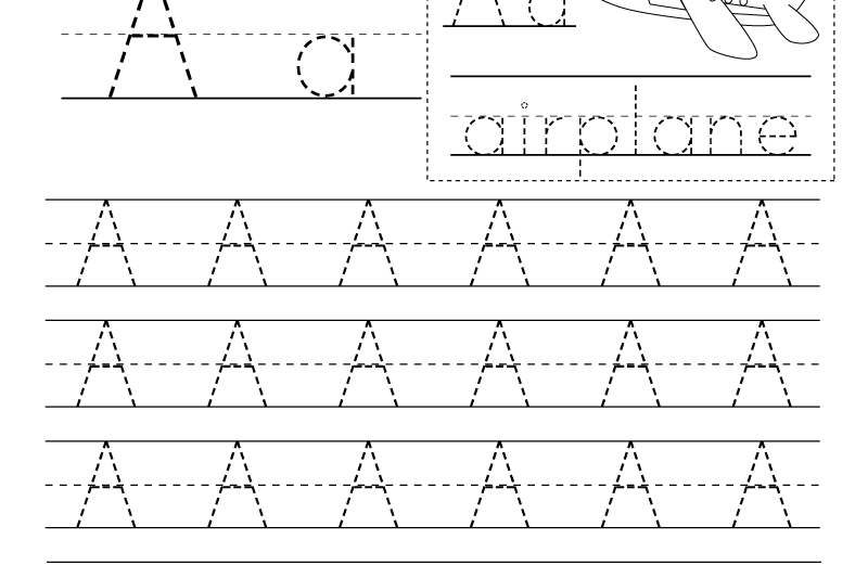Free Printable Worksheet Letter Practice